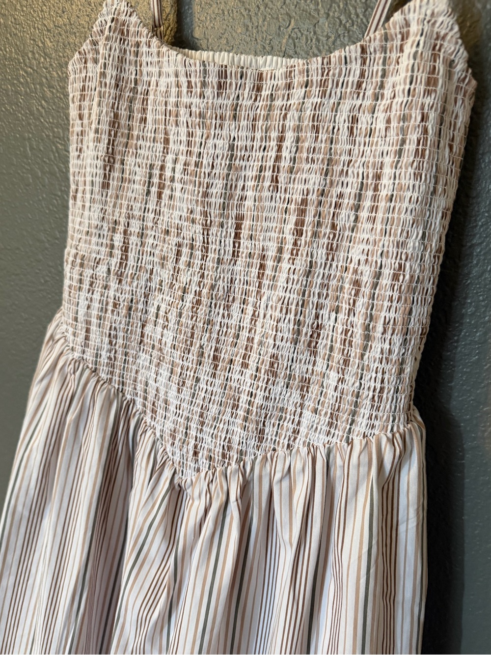 RARE Abercrombie & Fitch Sydney Smocked drop waist dress T SWIFT - Picture 3 of 7